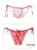 Seductive Japanese Lace Open Crotch Panties Set