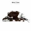 Soft Plush Faux Fur Cowboy Hat Wide Brim Windproof Cowboy Cap Western Cowboy Hat  For Men Women