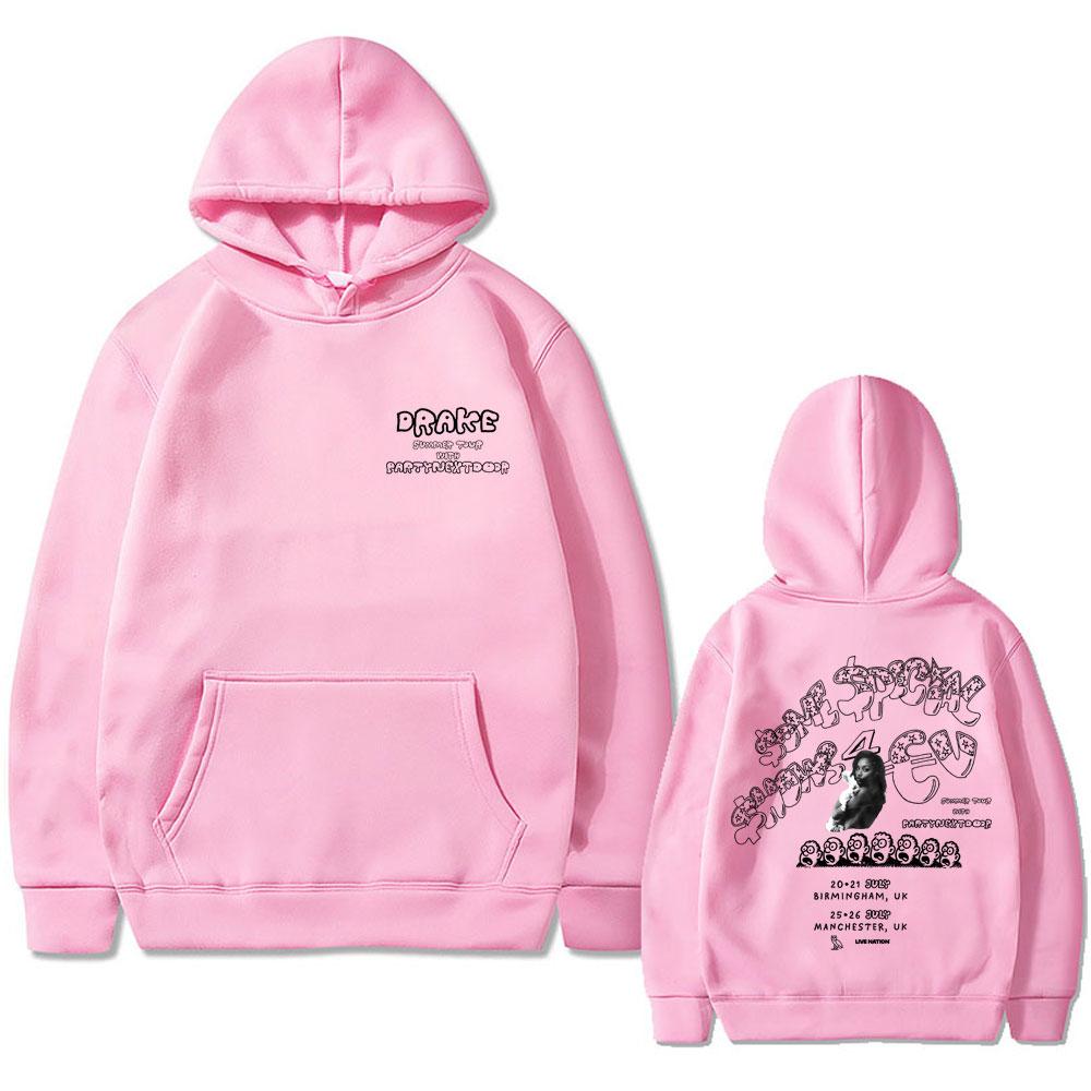 Rapper Drake Europe Tour with PARTYNEXTDOOR Hoodie Men's Women's Some Sexy Songs 4 U SSS4U Album 2025 Hip Hop Fashion Sweatshirt
