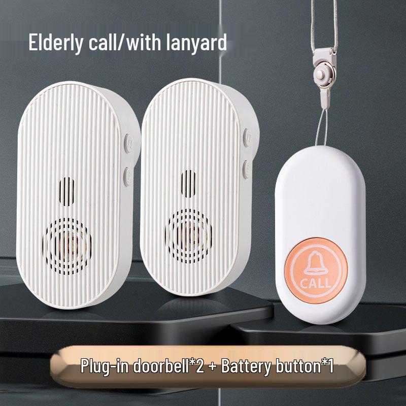 Wireless Waterproof Doorbell for Elderly - Outdoor Emergency Call Device