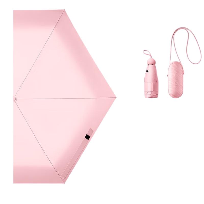 Bananaunder UV Protection 5-Fold Sun & Rain Umbrella