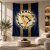 Dekorativt vevd bilde, Pittsburgh Penguins Trykt Veggkunst, Lett Veggheng for Soveromsbakgrunn