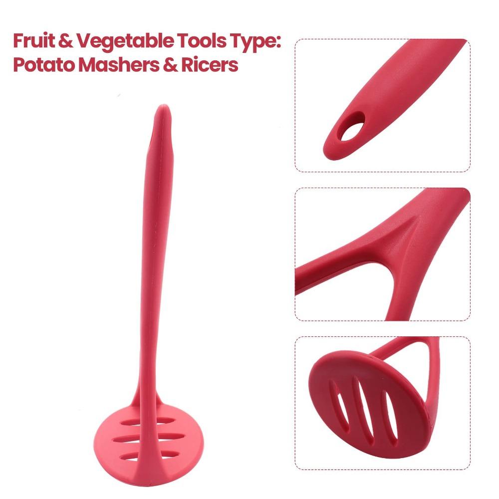 Kitchen Household Tools Silicone Potato Presser Food Masher Kitchen Home Juicer All-in-One Masher Baby Food Prep Gadget7
