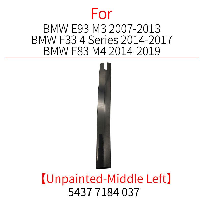 For BMW E93 F33 F83 Car Left / Right Hinge Covers Roof Convertible Trim strip Accessory For BMW M3 M4 4 Series 420 425 430