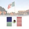 Combination Usa Mexico Flag Mexican American Friendship Flag Grommets Supplies