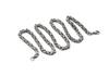 European & American Hip Hop Byzantine Chain Necklace - Stainless Steel, Men's Steel Color, Titanium Steel Emperor Design