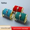 Microfiber Metal Bracelet & Watch Display Stand