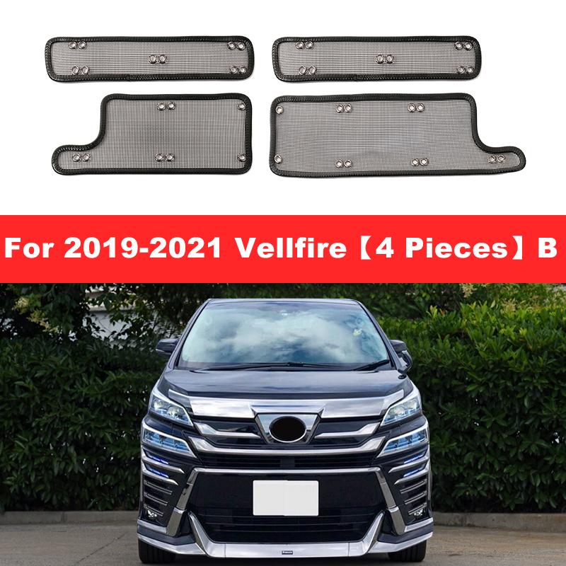 2015-2021 For Toyota Alphard Vellfire 30 Insect-Proof Grille Net Mosquito-Proof Water Tank Middle Net Front Face Modification