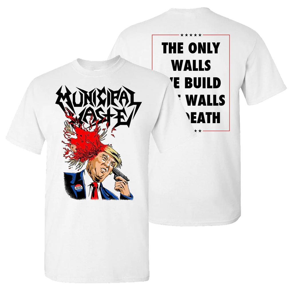 Municipal Waste Thrash Band Graphic Cotton T-shirt Unisex Men Women Fans Essentials Short Sleeve Tops Fashion Brand Summer Tee