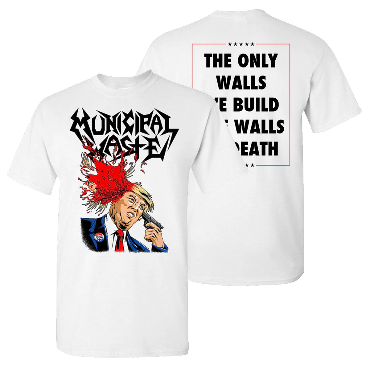 Municipal Waste Трэш-метал группа Графическая хлопковая футболка Унисекс Мужская Женская Для фанатов Базовая Футболка с коротким рукавом Модный бренд Летняя футболка S