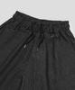 SLOW RECORD HOUSE Carpenter Bermuda Stripe Wide Denim Pants_Black