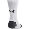 Under Armour Crew Socks Unisex 3 Pack White 1379512-100