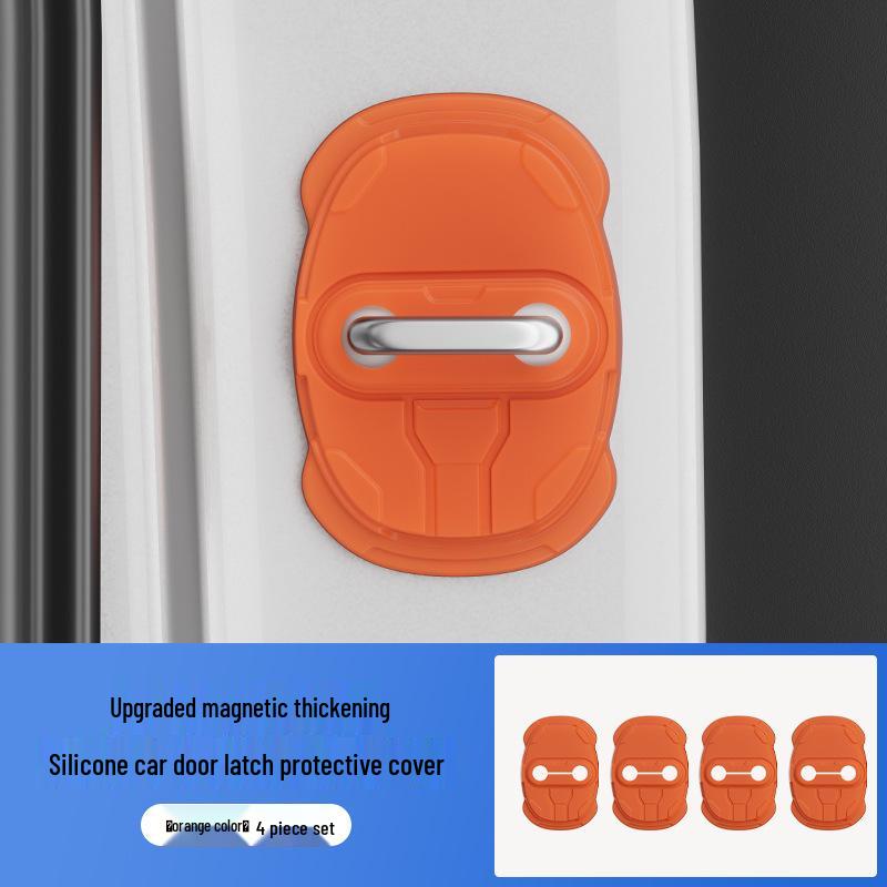 Zeekr Car Door Lock Buckle Protection Pad - Silent Anti-collision Rubber Sleeve