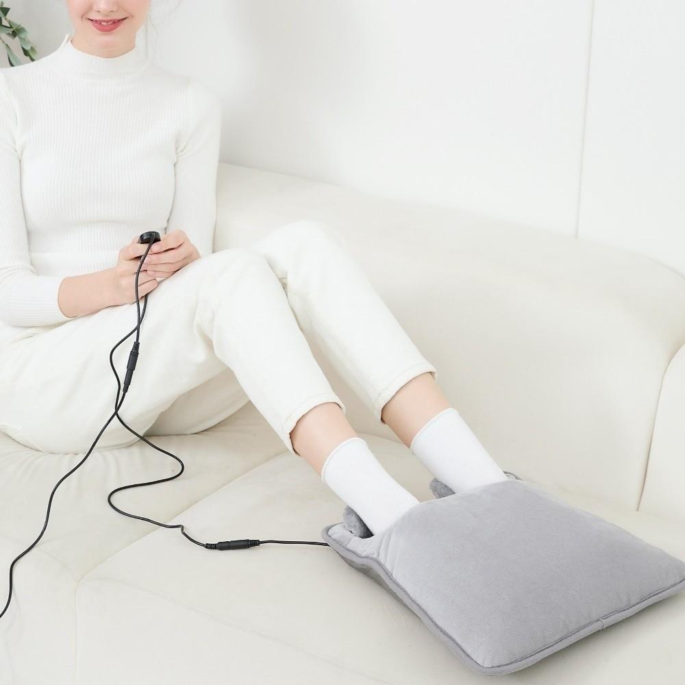 Adjustable Temperature Heated Foot Warmer Fast Heating Anti-slip Bottom Electric Heating Pad Soft Portable Foot Warming Mat