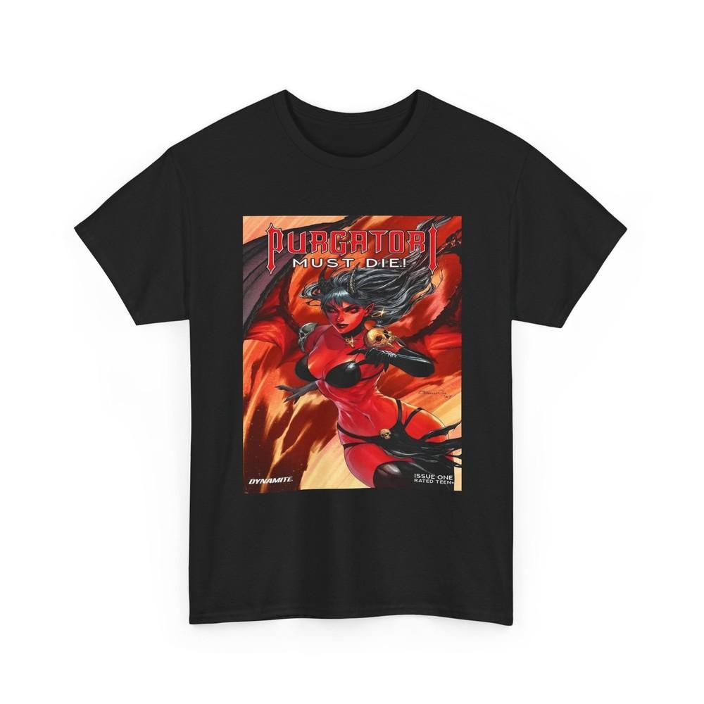 

Purgatori Must Die Tee | Unisex Casual Wear | Purgatori Comic Book T-shirt XL
