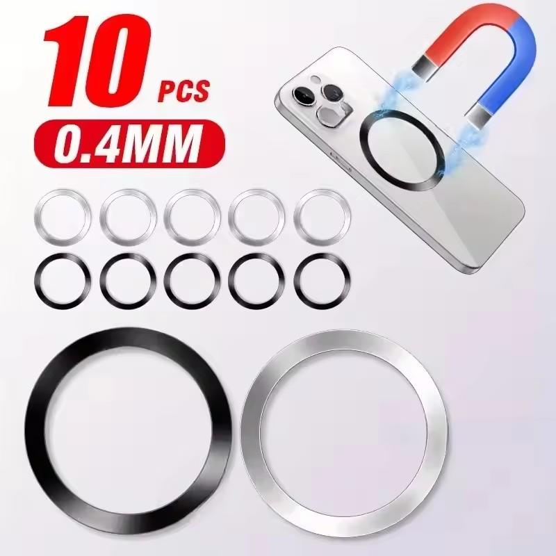 Universal Metal Rings Sticker for Magsafe Magnetic Wireless Charger for iPhone Samsung Xiaomi Car Phone Charger Plate Iron Sheet