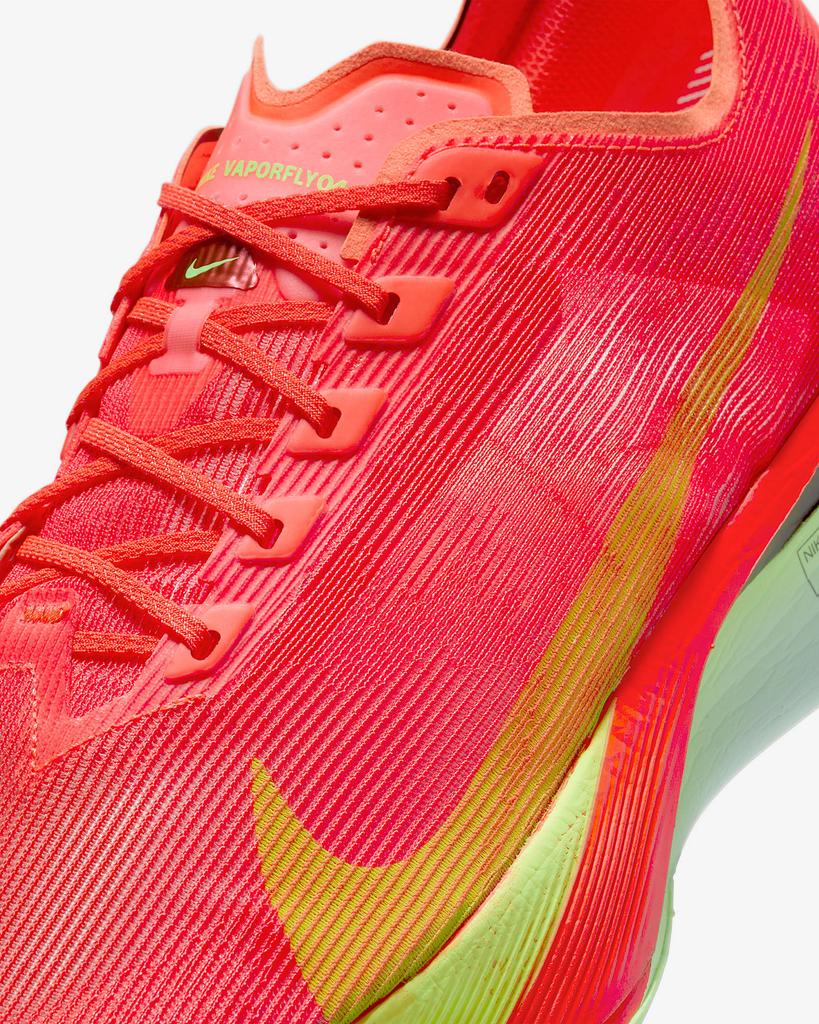 HF6414-600 Nike VaporFly 4 Bright Crimson Lime Blast Mint Foam (Men's)