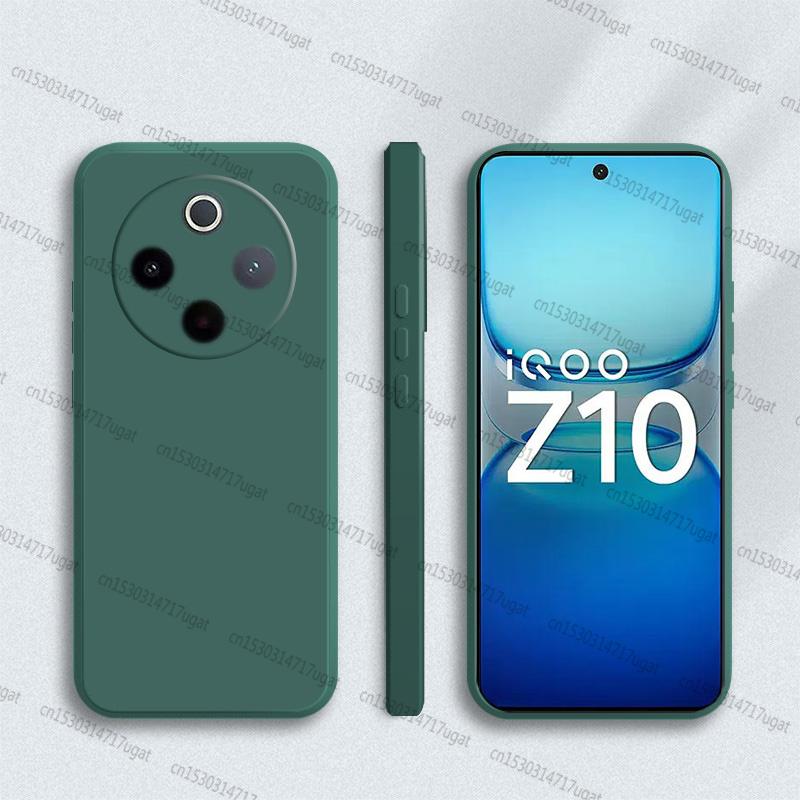 

Для Vivo iQOO Z10 Чехол-накладка Vivo iQOO Z10 Противоударный Жидкий Силикон Конфетный Цвет Чехол Для Vivo iQOO Z10 Чехол 6,77 дюйма vivo iQOO Z10