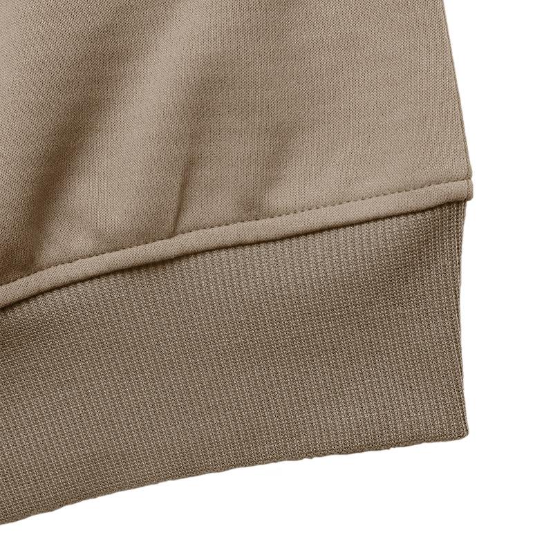 YYFS Damemote Avslappet Ensfarget Trykk Høst Vinter Langermet O-hals Jakker og kåper