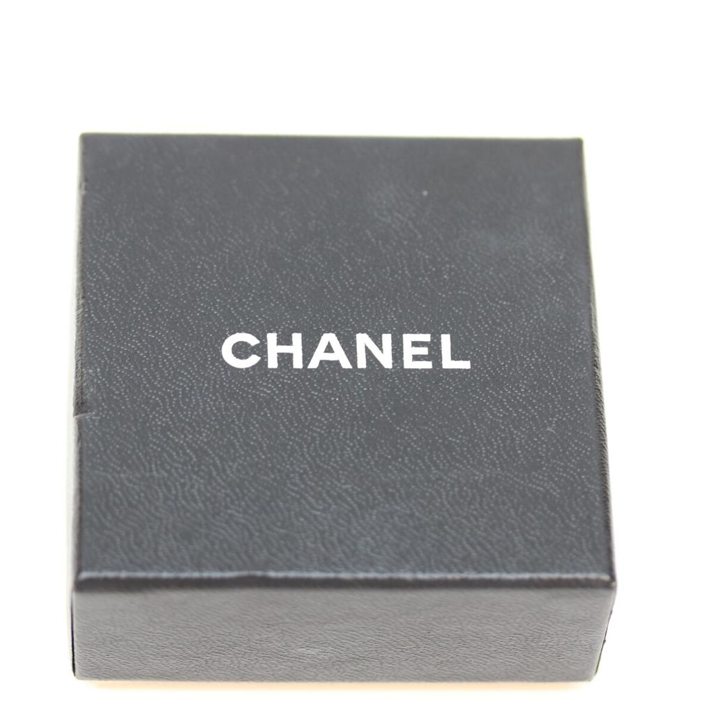 CHANEL 97A CC Logos Dot Round Earrings Earring goldUsed