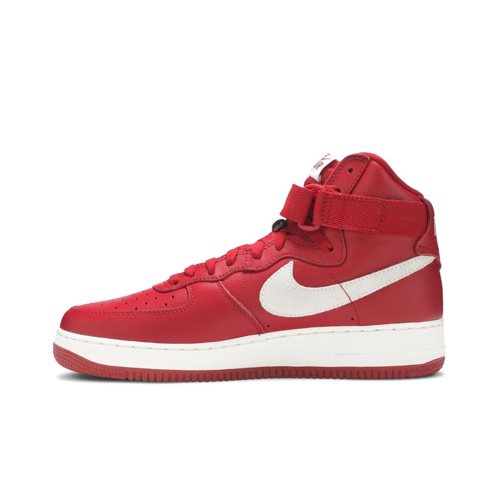 Nike Air Force 1 High 'NAI-KE' (Unisex) Gym Red / Summit White Skate Shoes 743546 600