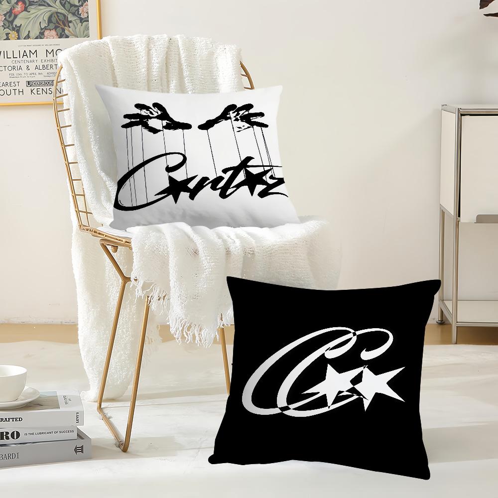 Cool Fashion C-Corteiz-S Pillow Case Suitable For Bedrooms Living Rooms Cars Home Decoration
