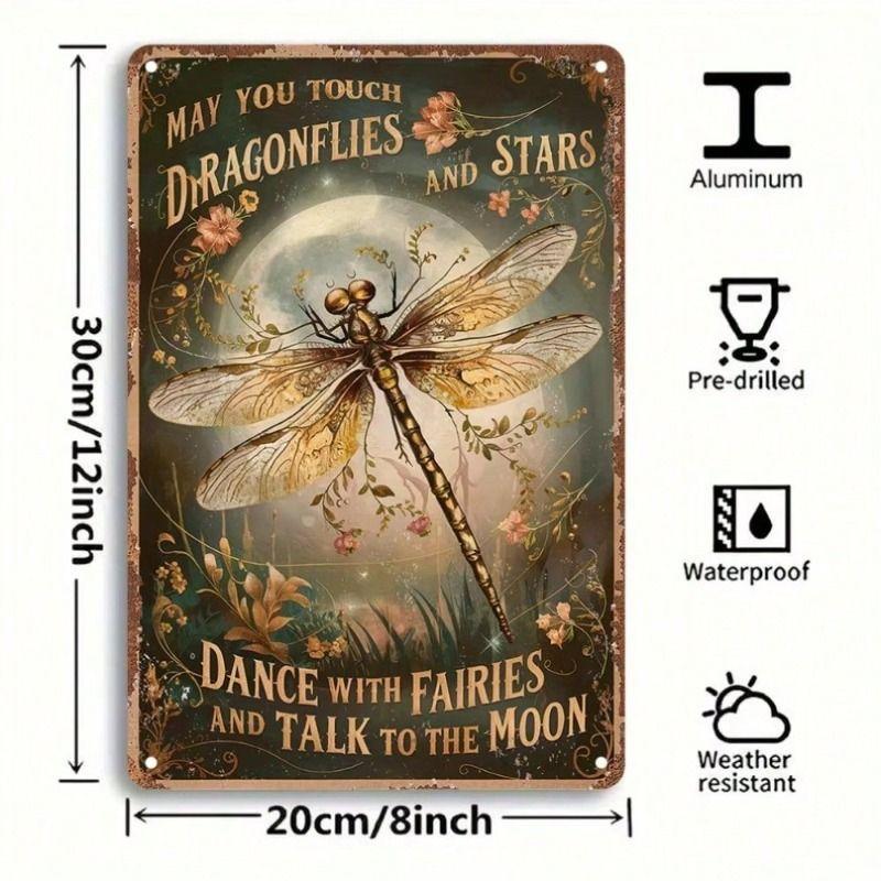 

Retro Metal Wall Art Tin Sign Poster for Living Room Home Decor 20x30cm