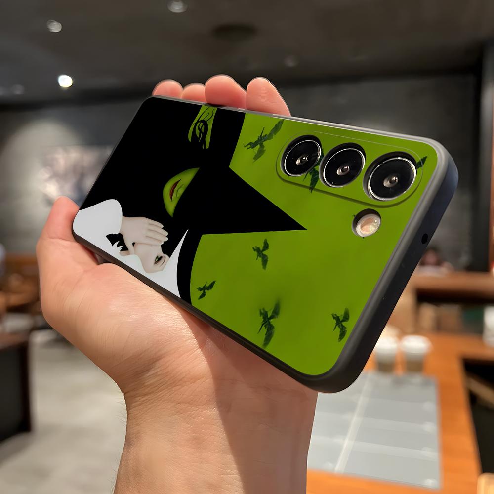 Movie W-Wicked Party Phone Case For Samsung A56 A36 A26 A16 A15 A25 A35 A55 A14 A34 A24 A54 Black Soft Shell