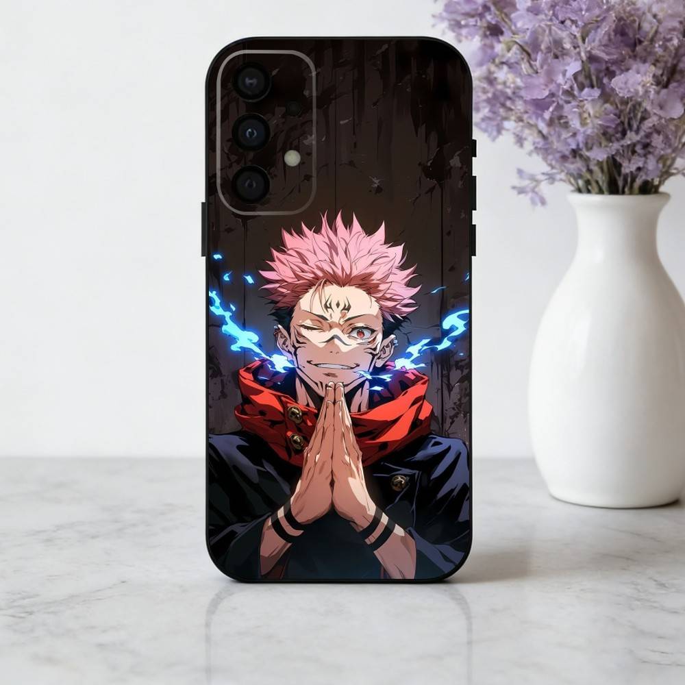 R-Ryomen S-Sukuna J-J-Jujutsu K-Kaisen-N Phone Case For Samsung Galaxy A73,A72,A71,A70,A53,A52,A51,Soft Silicone Black Cover