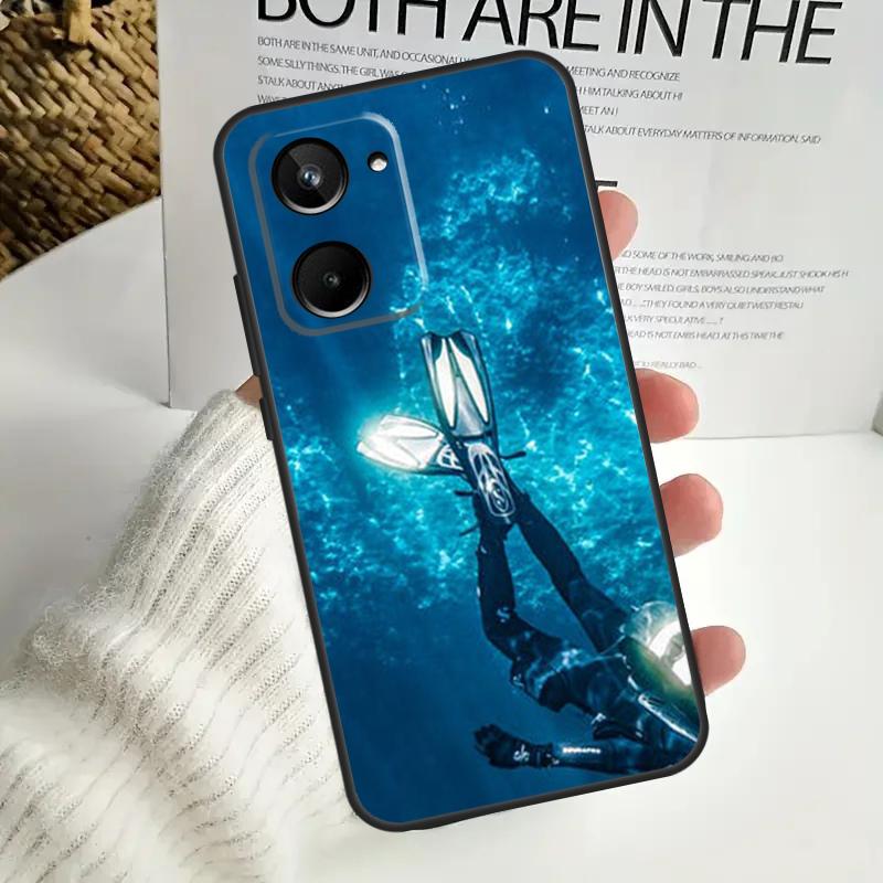 Scuba Diving For Realme GT7 Pro GT6 C75 C61 C67 C63 C71 C55 C51 C65 C53 10 11 12 13 14 15 Pro Plus Case