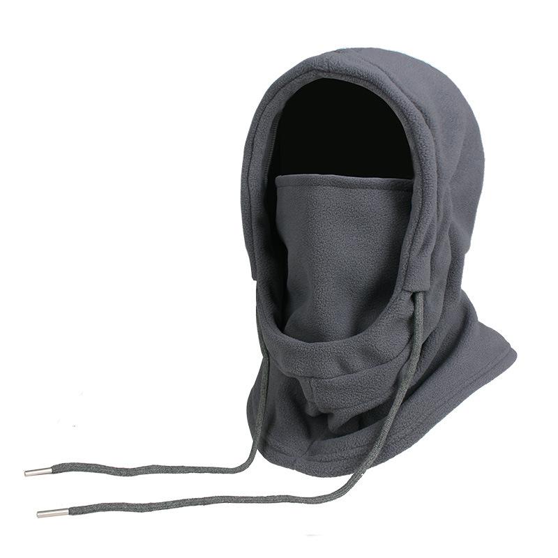Warme Fleece Sturmhaube für Männer Frauen Winter Gesichtsmaske Nackenwärmer Kapuzenmütze Winddicht Thermisch Kopfbedeckung Mützen Bandana