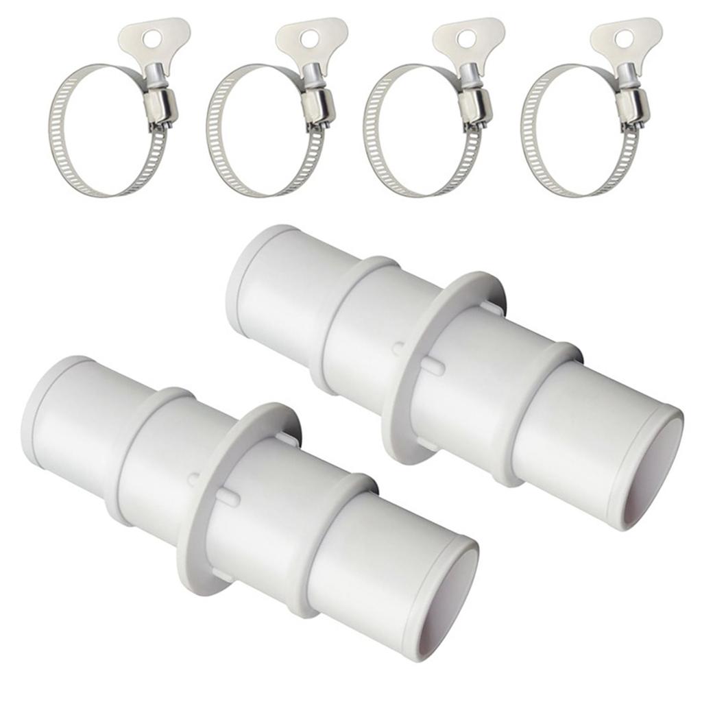Swimming Pool Hose Adapter Connector Set for Vacuum Cleaner Practical Filter Hose Connection Coupling Accessories