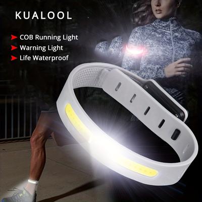 Night Running Armband LED Light Outdoor Sport USB Rechargeable Flashing Light Safe Belt Arm Leg Warning Wristband Cycling Light