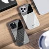 Hexagonal Grid Of Applesr For IPhone 16 Pro Max 15 Pro 14 13 12 Mini 11 XS Max XR 7 8 Plu SE 2022 Tempered Glass Phone Case