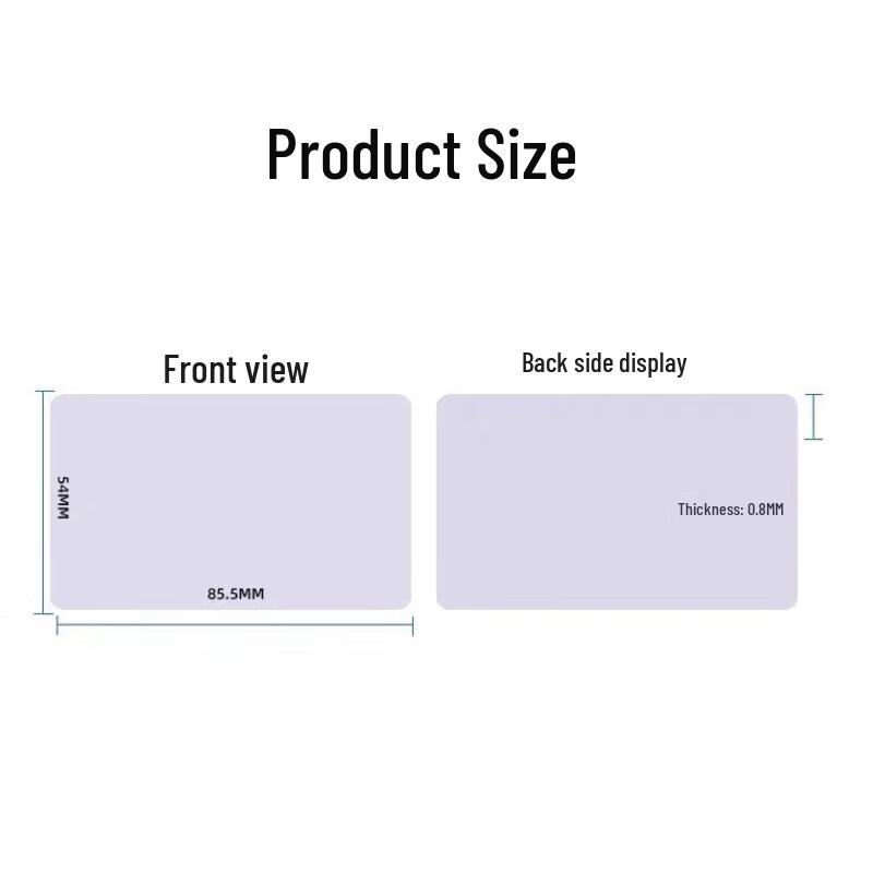 Dual-Frequency M1 IC Access Control Card