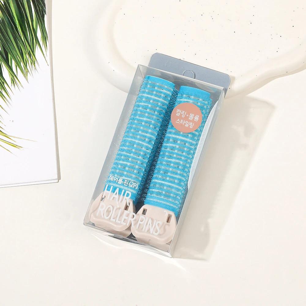 1/2/6pcs Hair Root Fluffy Clip Lazy Hair Edge Clip Women Top Styling Curling Barrel Portable Korean Bangs Side Clips Hair Roller