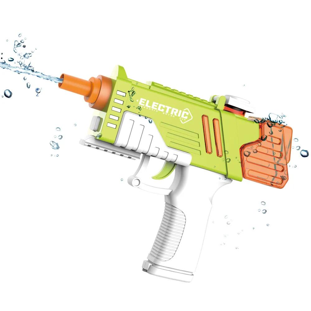 Non-Toxic Electric Water Gunsquirt Gun Toyautomatic Water Gun Long Range Blaster Up To 32 Ftoutdoor Pool Party Shooting Game Toy