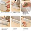 Food Cling Film Cutter Refrigerator Magnetic Plastic Wrap Dispenser with Slide Cutter Universal Aluminum Foil Organizers