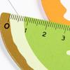 1 Piece Stationery Wooden Fruit Office Straight Ruler