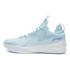 Scarpe da Basket LiNing Flash 2.0 Resistenti all'Abrasione Traspiranti Basse da Uomo Colore Blu Ghiaccio Chiaro ABAS099-5