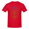 Unisex Tree Of Life Retro T Shirt Vintage Plus Size Oneck Cotton Sleeve Custom Unisex Tshirt