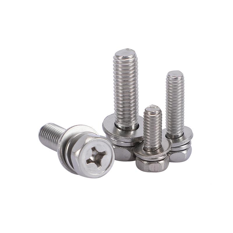 304 Stainless Steel Phillips Head Hex Socket Combo Screw M3-M8 GB9074.13