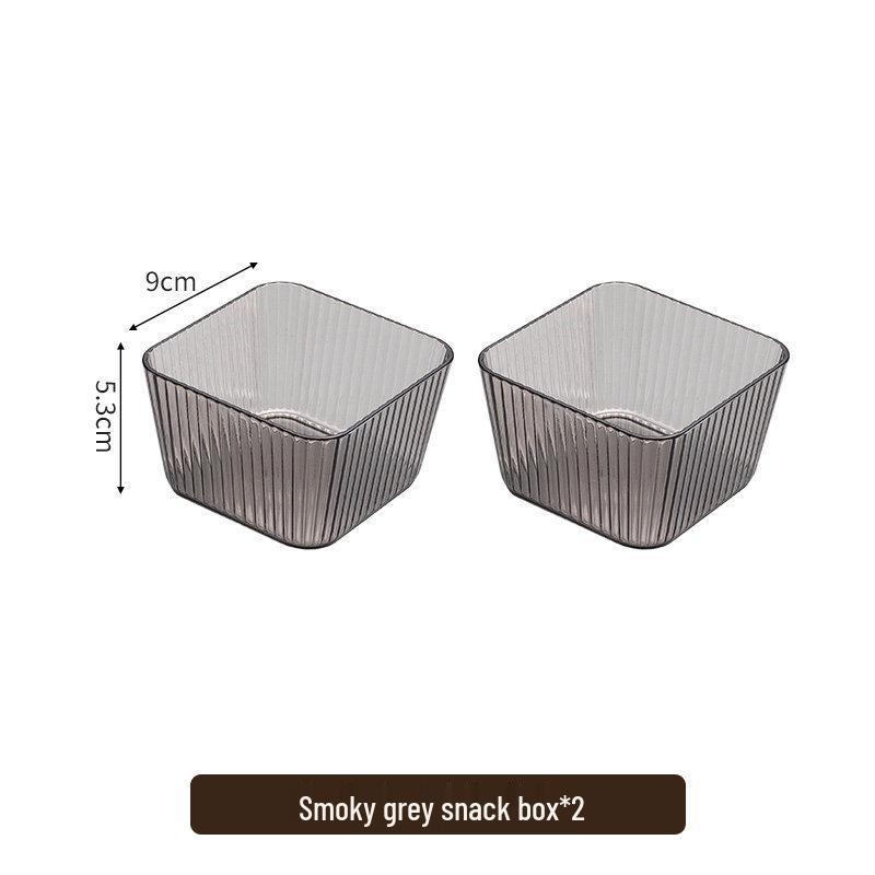 Creative Plastic Snack Compartment Plate for Living Room or Bar Use