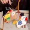 Funny Horse Year Pendant Good Luck Plush Horse Keychain Portable Bag Charm  New Year Gift