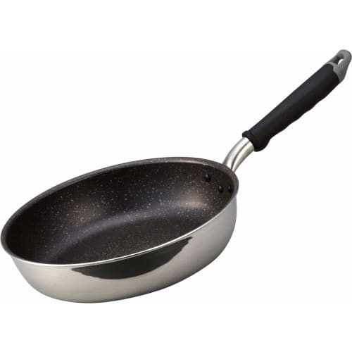 Hokuriku Aluminum Frying Pan, 26cm, Lightweight, Aluminum, Induction Compatible, Made in Japan, 6.5cm Deep, Deep, Wide Base, Lightweight, Convenient f