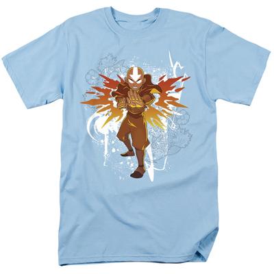 Avatar Der Letzte Airbender "Blume Und Fisch Aang" T-Shirt