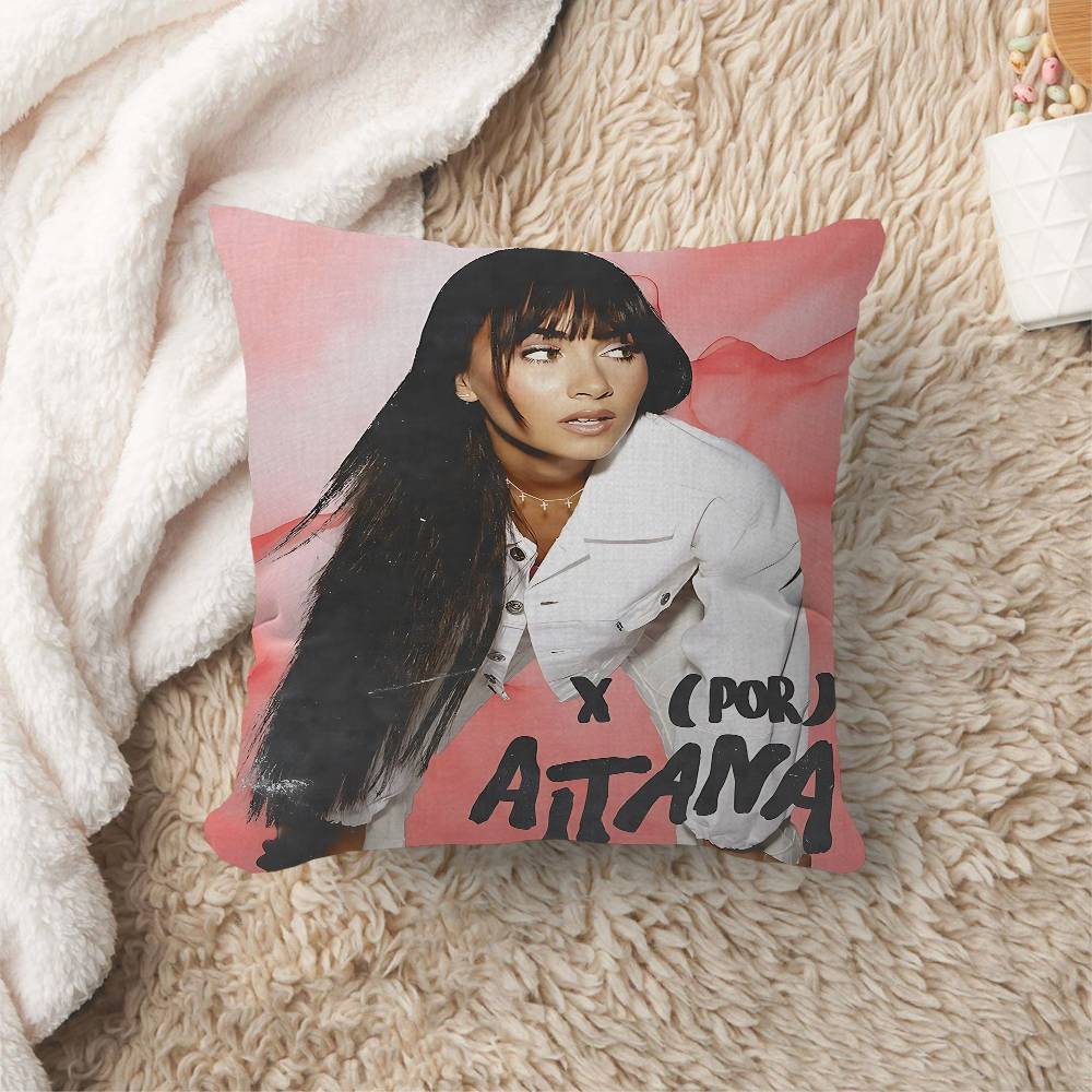 Singer A-Aitana Maple Design Cushion Cover Happy Autumn Harvest Decor Holiday Decorati Pillow Cover