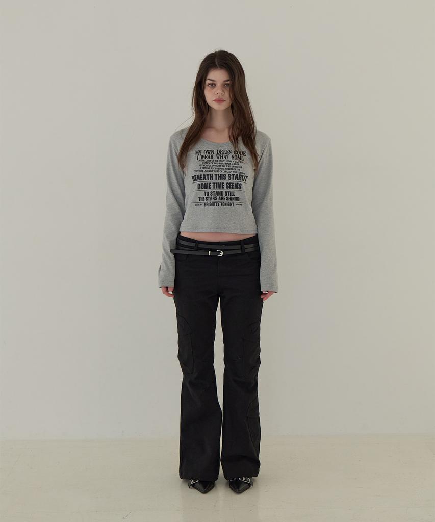 5OML My Own Dress Long Sleeve (Melange Gray)