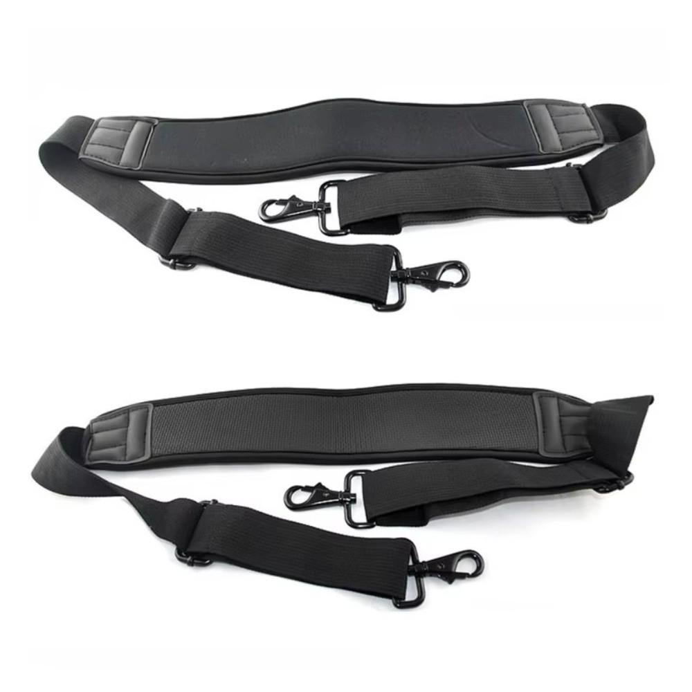 Portable Black Shoulder Bag Strap Thickened Adjustable Handbag Belt Decompression Elastic Camera Bag Straps Bag Accessories