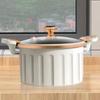 Large Capacity Stewing Boiling Pot Non-stick Cooking Pot Enamel Micro Pressure Cooker  Gift